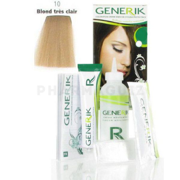 GENERIK - Kit Coloration_10 Blond Très Clair
