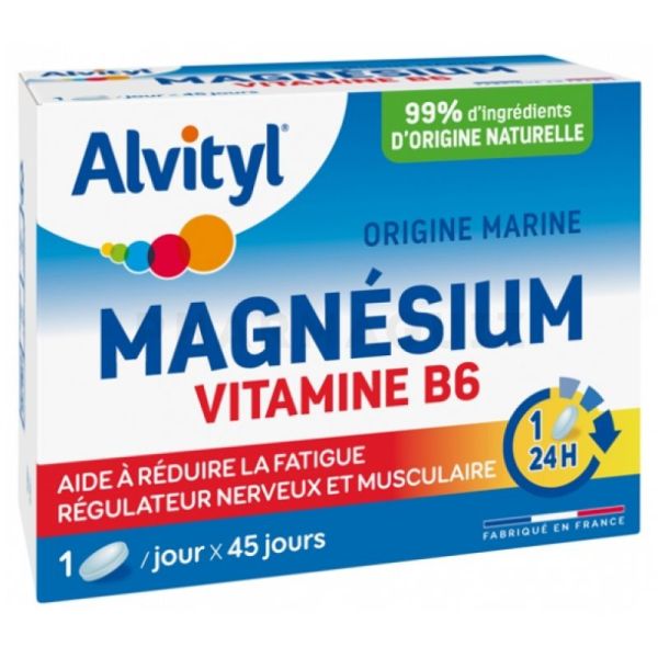 GOVital magnésium vitamine B6 45 comprimés