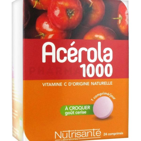 Nutrisanté Acérola 1000 24 Comprimés