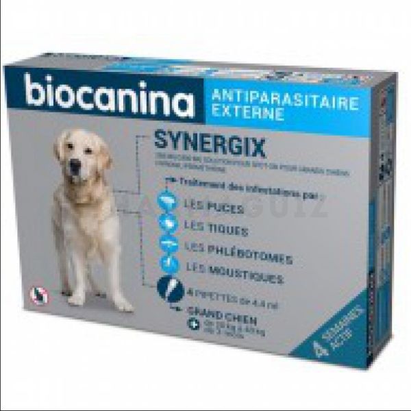 Synergix Spot-On grands chiens (20-40kg)