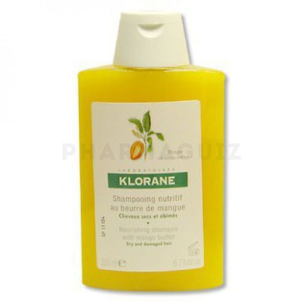 Klorane Shampoing nutritif Beurre de Mangue 200ml