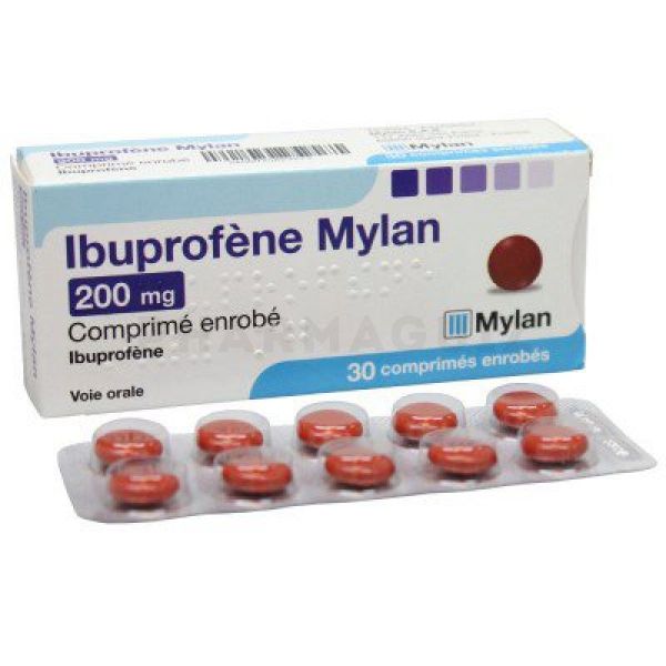 Mylan Ibuprofène 200 mg 30 comprimés