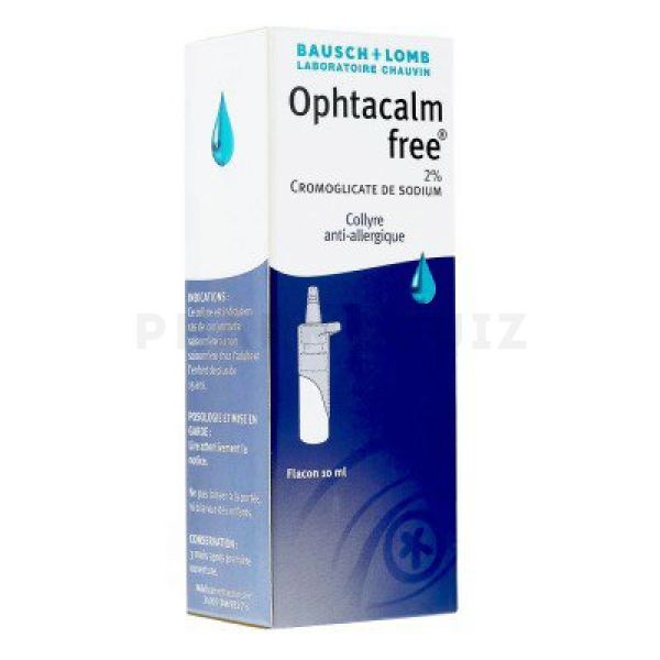 OphtacalmFree 2% collyre 10 ml