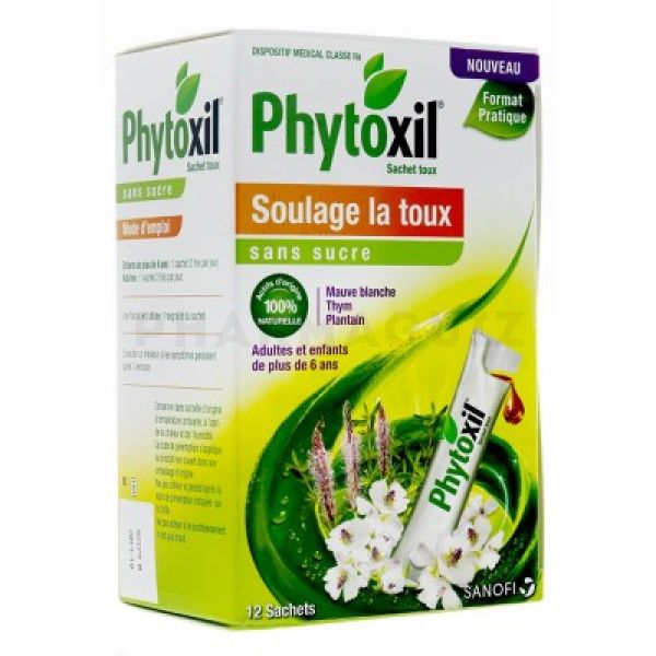 Phytoxil sans sucre 12 sachets