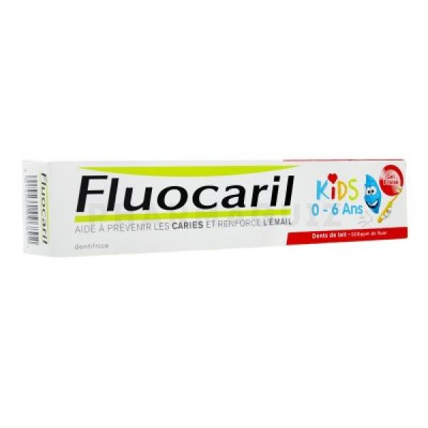 Fluocaril Kids gel dentifrice Fraise 0-6 ans 50ml
