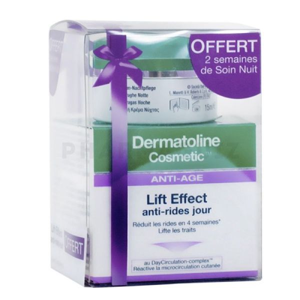 Dermatoline Cosmetic Lift Effect Anti-Rides Jour 50ml + Anti-Rides Nuit 15ml Offert