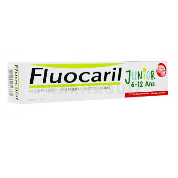Fluocaril Junior dentifrice Fruits rouges 6-12 ans 75ml