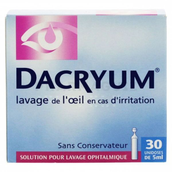 Dacryum lavage ophtalmique 30 unidoses
