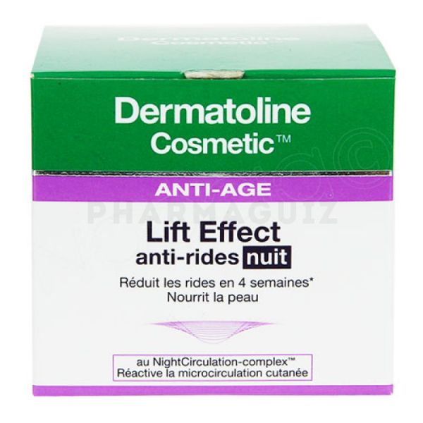 Dermatoline Cosmetic Anti-âge Lift Effect anti-rides nuit 50ml