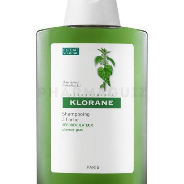 Klorane Shampoing sebo-regulateur Ortie blanche 400ml