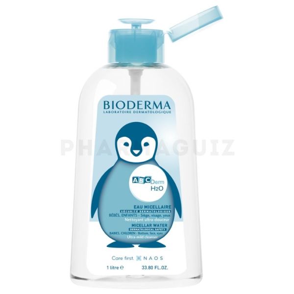 BIODERMA ABCDerm H2O solution micellaire 1000ml