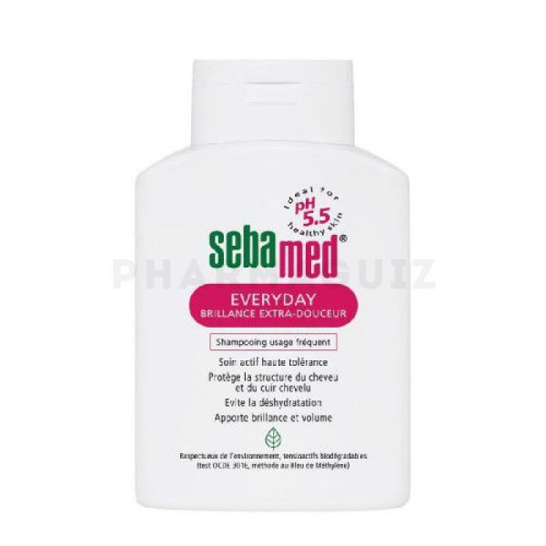 Sebamed Everyday Brillance Extra-Douceur Shampooing Usage Fréquent 200 ml