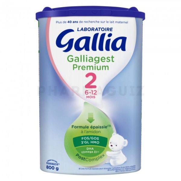 Gallia Galliagest Premium Lait 2ème Age 800 G