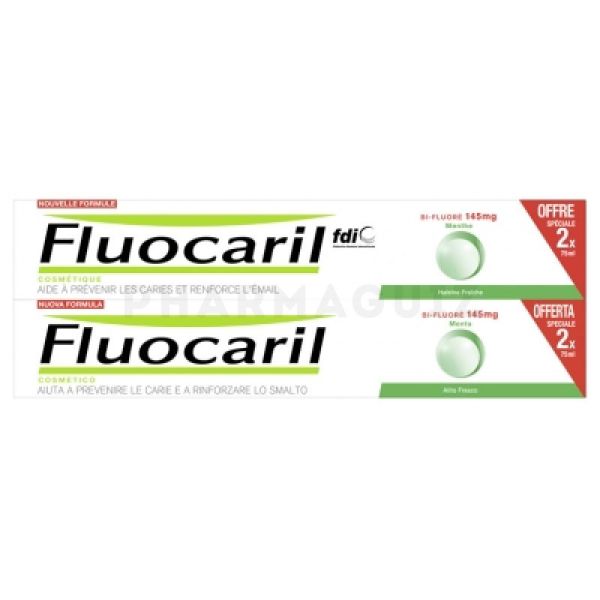 FLUOCARIL Bi-fluoré 145mg gencives dentifrice menthe 2x75ml
