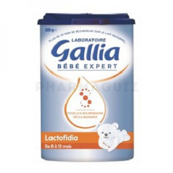 Gallia lait bébé expert lactofidia - 800 g