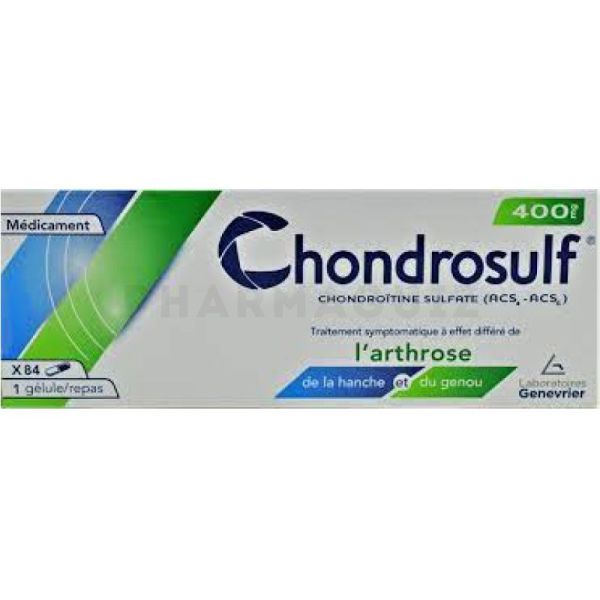Chondrosulf 400 mg 84 gélules