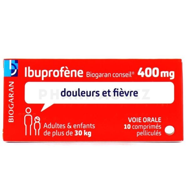 Ibuprofène 400 mg 10 comprimés
