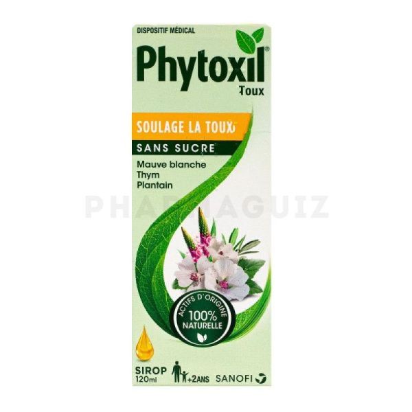 Phytoxil toux sirop sans sucre 120ml