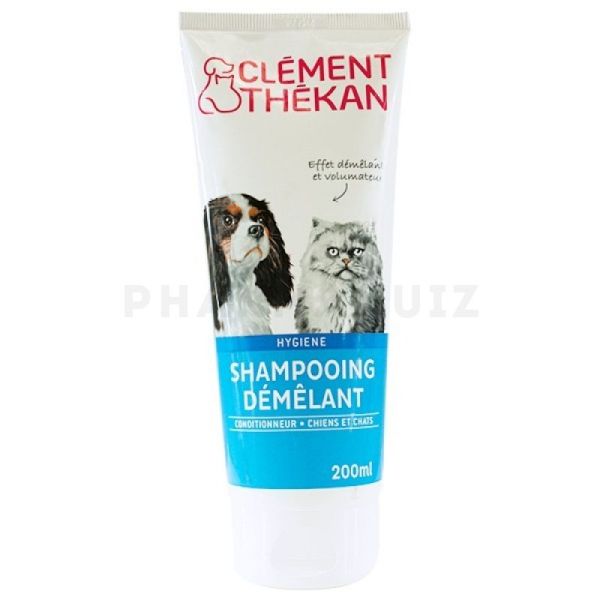 Clément Thékan shampoing démêlant chien et chat 200 ml
