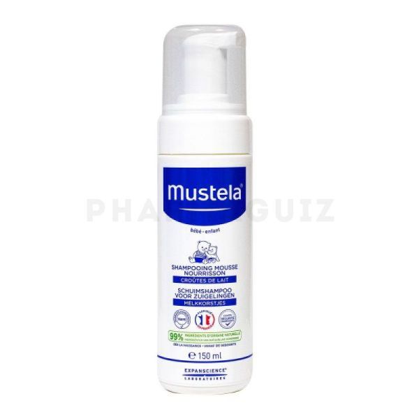 Mustela shampooing mousse nourrisson 150 ml