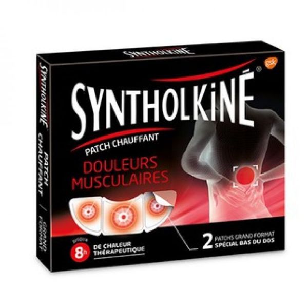 Syntholkiné patch chauffant 2 patchs