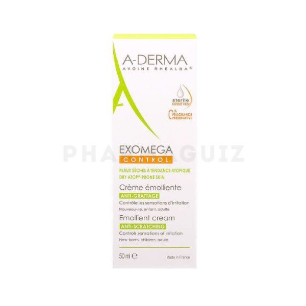 A-Derma Exomega Control crème émolliente 50ml