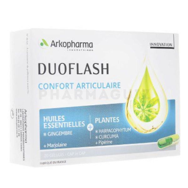 Arkopharma duoflash confort articulaire 20 gélules