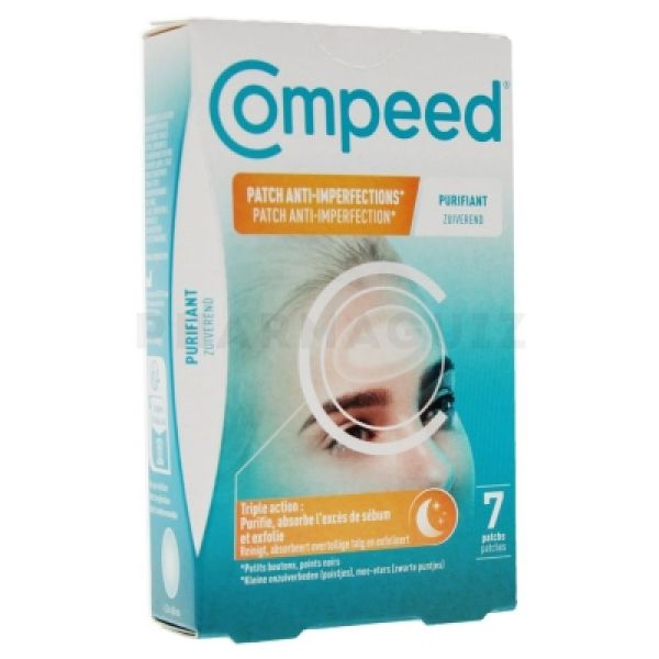 COMPEED 7 patchs anti-imperfections purifiants nuit