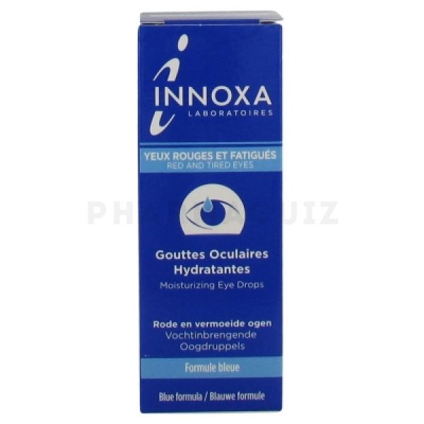 Innoxa Gouttes Oculaires Hydratantes Yeux Rouges et Fatigués 10 ml