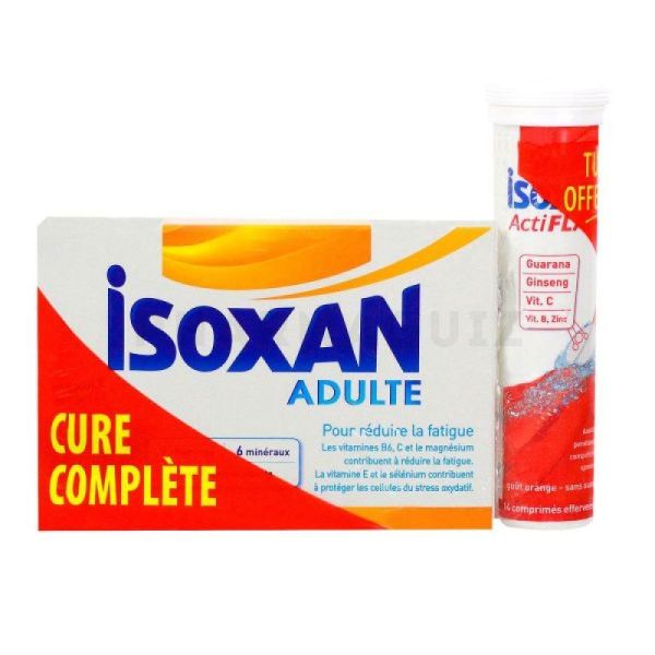 Isoxan Adulte 20 comprimés effervescents Adulte + Actiflash (offert)