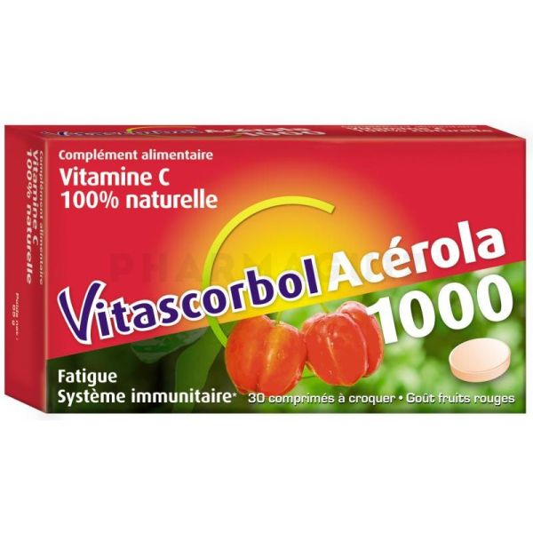 Vitascorbol Acerola Compriméd boite de 30