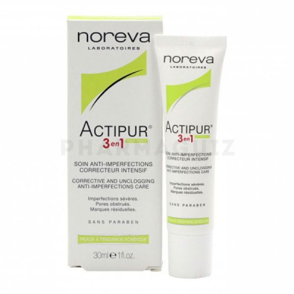 Noreva Actipur 3 en 1 soin anti-imperfections 30 ml