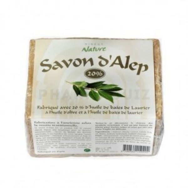 Savon D'alep 20% Huile Laurier Et Huile Olive 200g